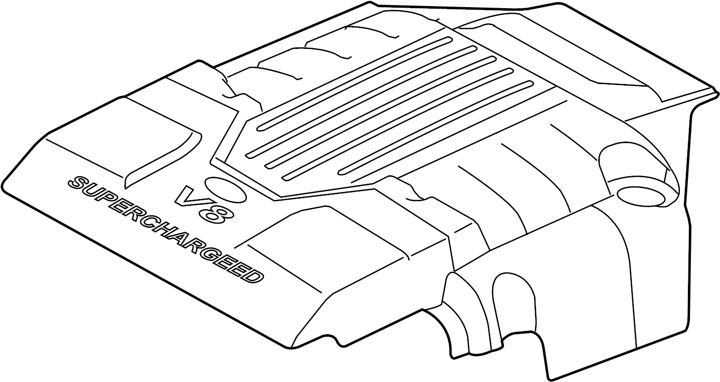 View LBH500052 Engine Cover Full-Sized Product Image