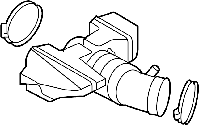View PHD500025 Engine Air Intake Hose Full-Sized Product Image