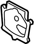 View 4670799 Engine Timing Cover (Rear) Full-Sized Product Image