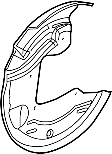 View SEC000162 Brake Dust Shield Full-Sized Product Image