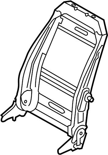 View LR013702 Seat Back Frame Full-Sized Product Image