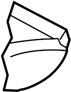 View HVB500160 Seat Cushion Pad (Rear) Full-Sized Product Image