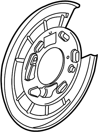 View LR048810 Plate. Brake. Shield.  Full-Sized Product Image