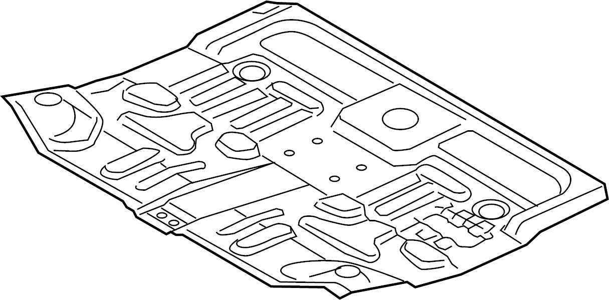 View AFD780011 Floor Pan (Rear) Full-Sized Product Image