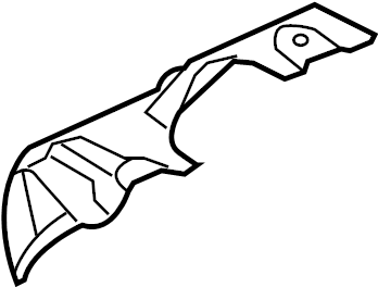 View WEB500580 Exhaust Heat Shield (Rear) Full-Sized Product Image