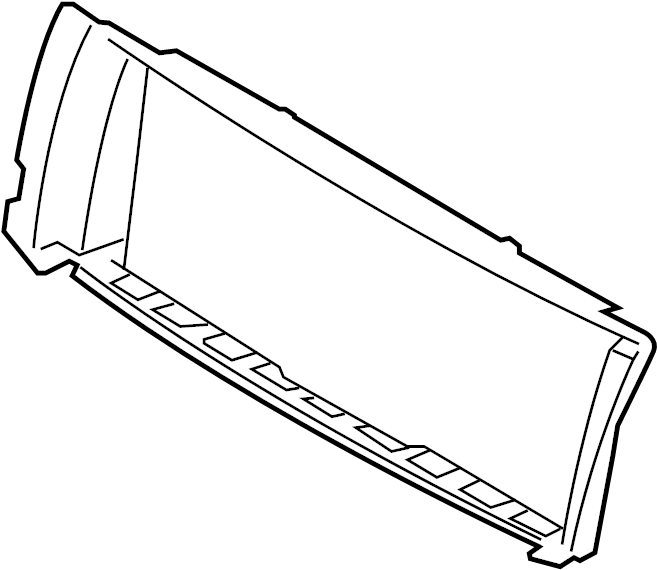 View LR038367 Radiator Support Air Deflector (Lower) Full-Sized Product Image