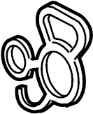View LR001425 Gasket. Oil. Filter. Engine. Housing. Adapter. FIL.  Full-Sized Product Image