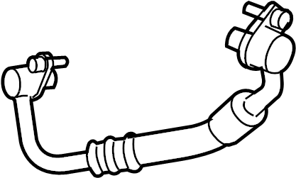 View LR001515 Oil. Cooler. Engine. Pipe. Feed. Hose Assembly. Line.  Full-Sized Product Image