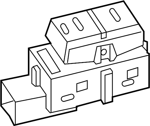 View YUC500030PVJ Sunroof Switch Full-Sized Product Image
