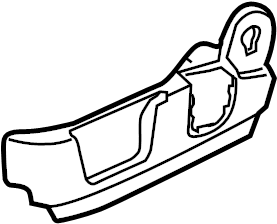 View LR009431 Seat Trim Panel (Front, Lower) Full-Sized Product Image