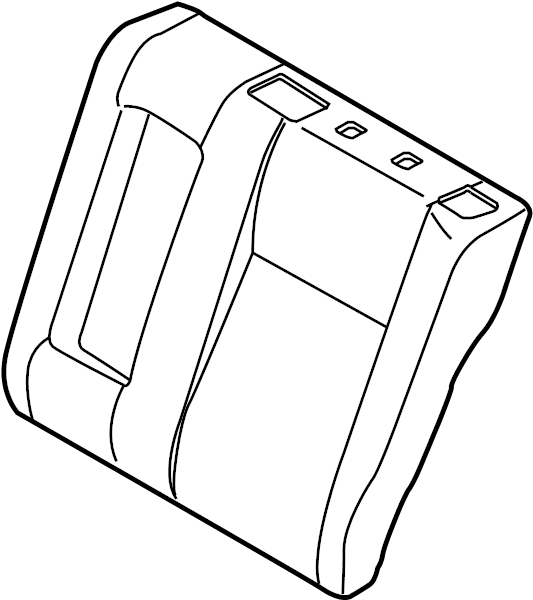 View LR055637 Seat Back Cushion Cover (Rear) Full-Sized Product Image