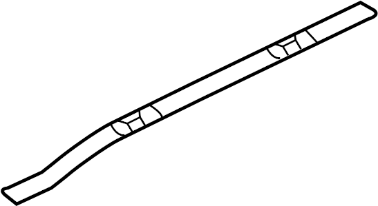 View LR001655 Roof Panel Weatherstrip (Right, Rear) Full-Sized Product Image