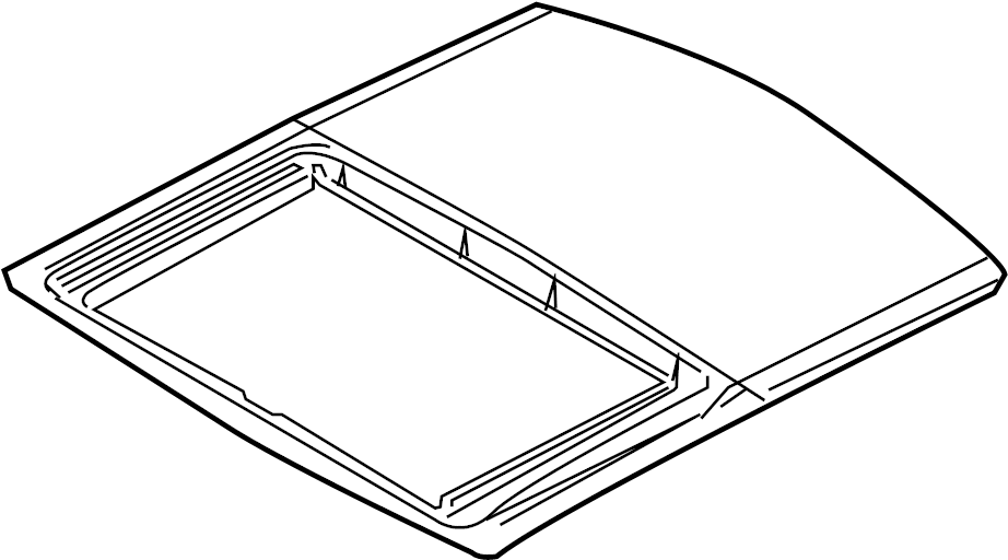 View LR045318 Sunroof Glass (Rear) Full-Sized Product Image