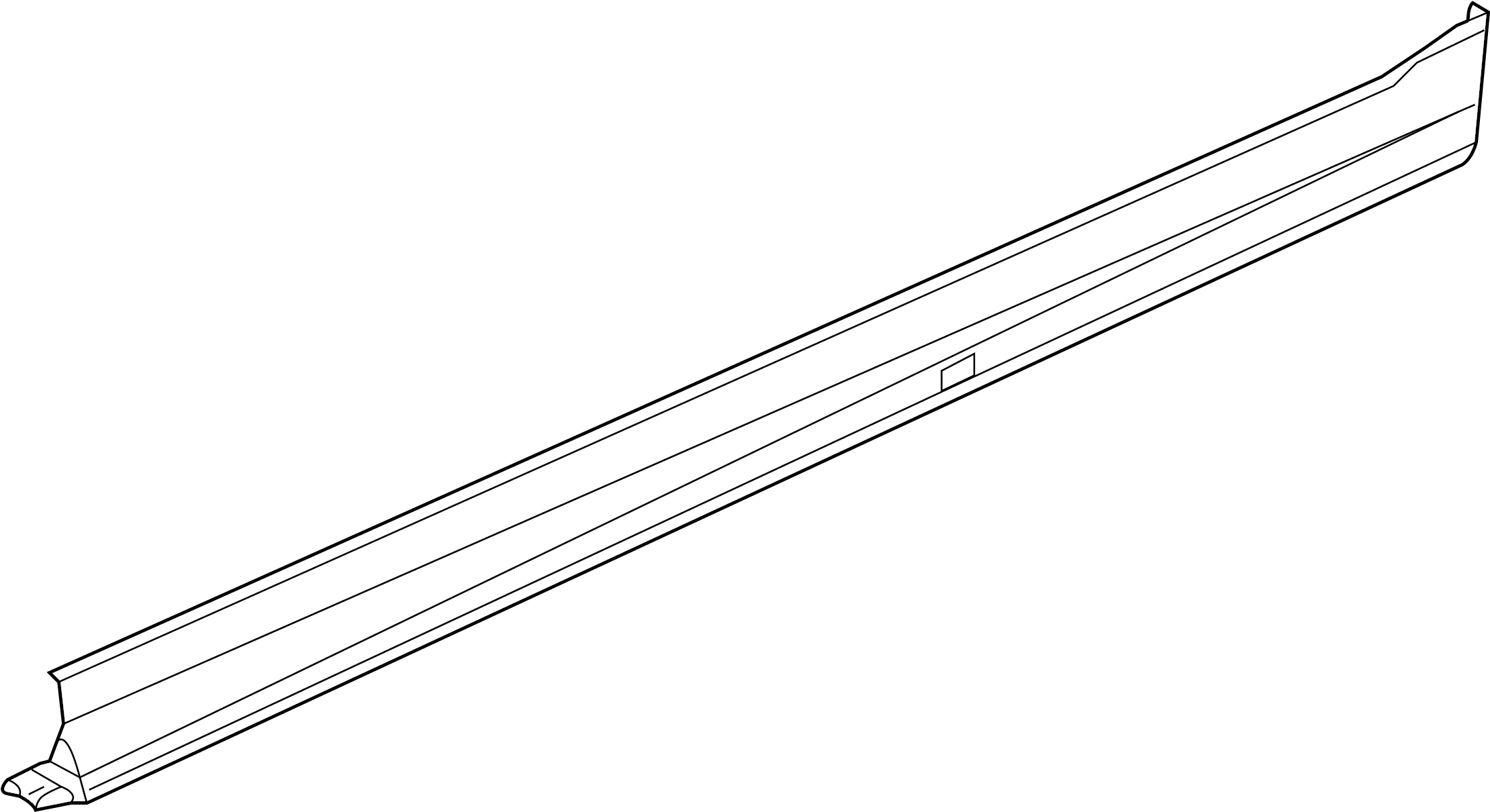 View LR014202 Rocker Panel Guard Full-Sized Product Image
