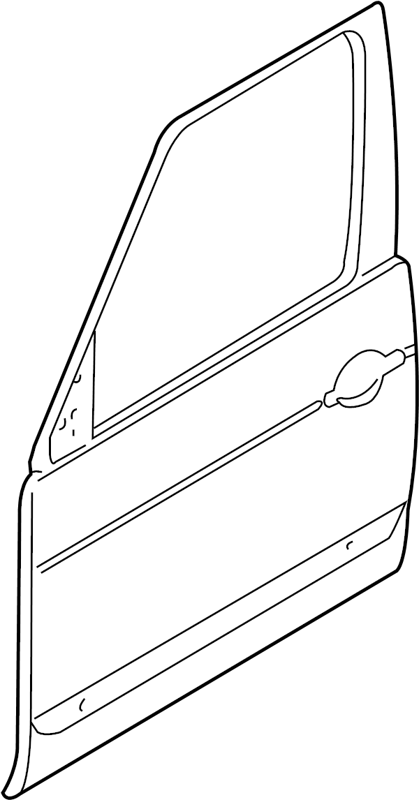 View LR023160 Door Shell (Front) Full-Sized Product Image