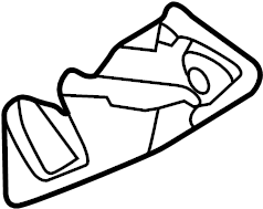 View LR048076 Fuel Tank Insulator Full-Sized Product Image