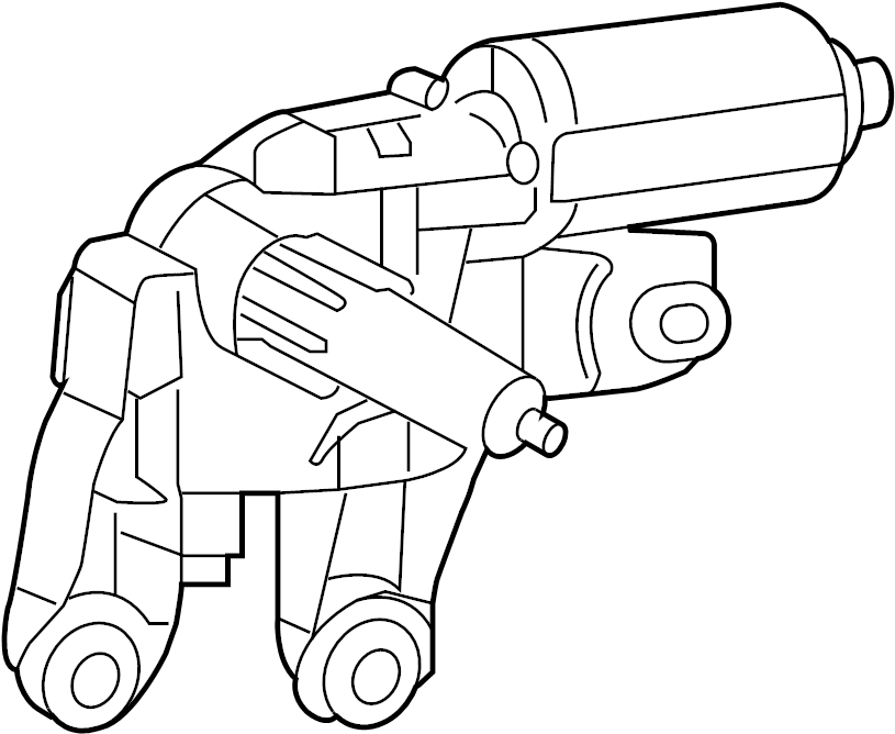 View LR039788 Back Glass Wiper Motor (Rear) Full-Sized Product Image