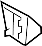 View LR003693 Liftgate Hinge Cap Full-Sized Product Image