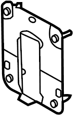 View LR003104 Bumper Impact Bar Bracket Full-Sized Product Image