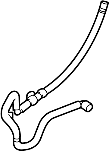 View LR105368 Headlight Washer Hose Full-Sized Product Image