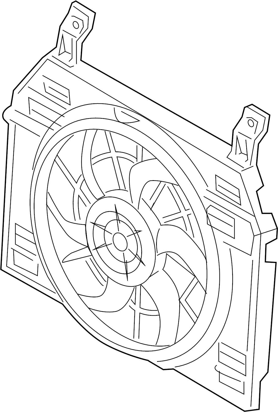 View LR084438 A/C Condenser Fan Assembly Full-Sized Product Image