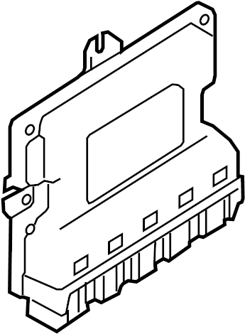 View LR061886 Control module. MODULE - AIR SUSPENSION.  Full-Sized Product Image