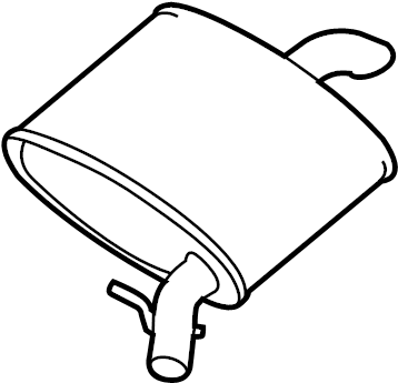View LR048869 Exhaust Muffler (Rear) Full-Sized Product Image