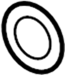 View LR012972 Master. Cylinder. Ring. Brake. Gasket.  Full-Sized Product Image