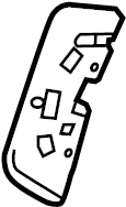 View LR043483 Seat Back Frame Bracket Full-Sized Product Image