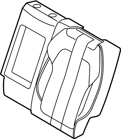 View LR062949 Seat Back Cushion Cover (Rear) Full-Sized Product Image