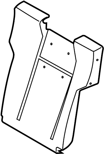 View LR064431 Seat Back Cushion Cover (Rear) Full-Sized Product Image