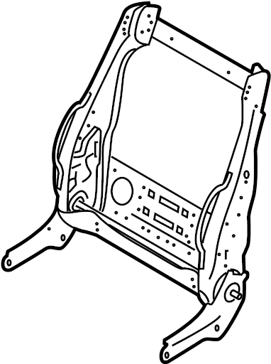 View LR061869 Seat Back Frame Full-Sized Product Image