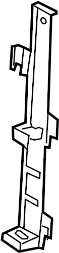 View LR077417 Radiator Mount Bracket (Upper, Lower) Full-Sized Product Image