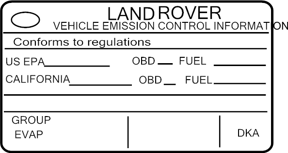 View LR116143 Emission Label Full-Sized Product Image
