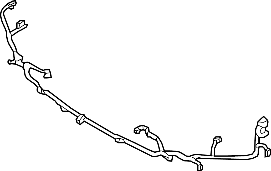 View LR120694 Parking Aid System Wiring Harness Full-Sized Product Image