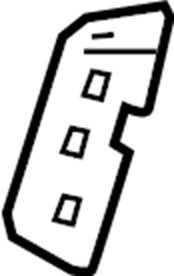 View LR061875 Seat Back Frame Bracket Full-Sized Product Image