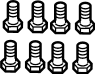 View LR053237 Sunroof Glass Hardware Kit Full-Sized Product Image