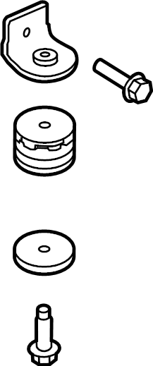 View LR038596 Air Suspension Compressor Hardware Kit Full-Sized Product Image