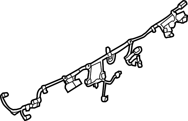 View LR120669 Tailgate Wiring Harness Full-Sized Product Image