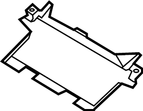 View LR052990 Bumper Splash Shield Full-Sized Product Image