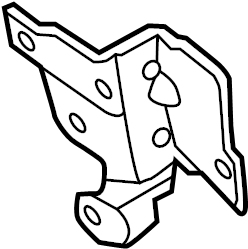 View LR039126 Fender Bracket (Front, Lower) Full-Sized Product Image