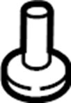 View LR055423 Automatic Transmission Vibration Absorber Bolt Full-Sized Product Image
