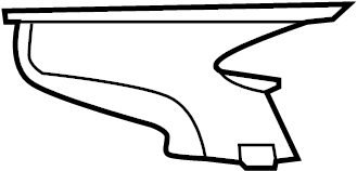 View LR057806 Instrument Panel Air Duct (Rear, Upper) Full-Sized Product Image