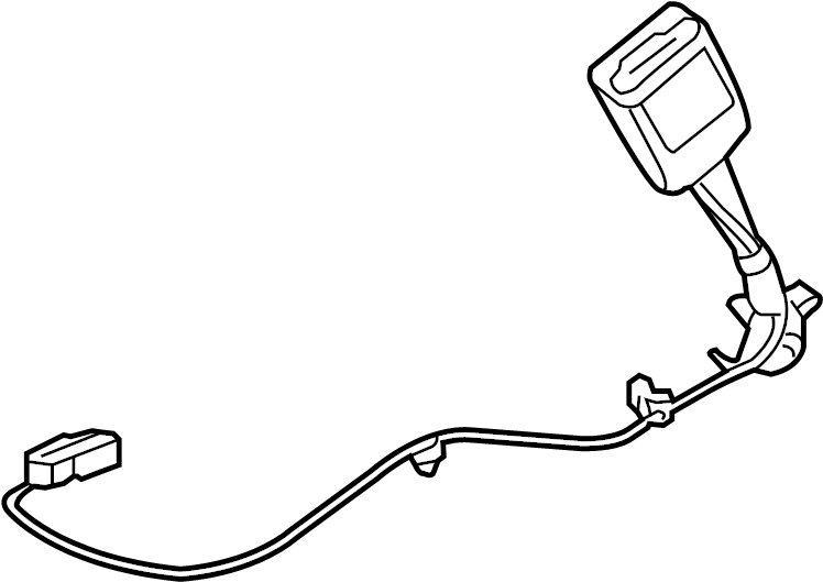 View LR033154 Seat Belt Receptacle Full-Sized Product Image
