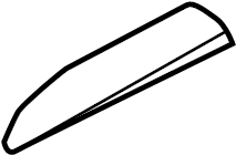 View LR055428 Roof Molding (Right, Rear) Full-Sized Product Image