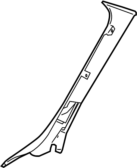 View LR057126 Body A-Pillar Trim Panel Full-Sized Product Image