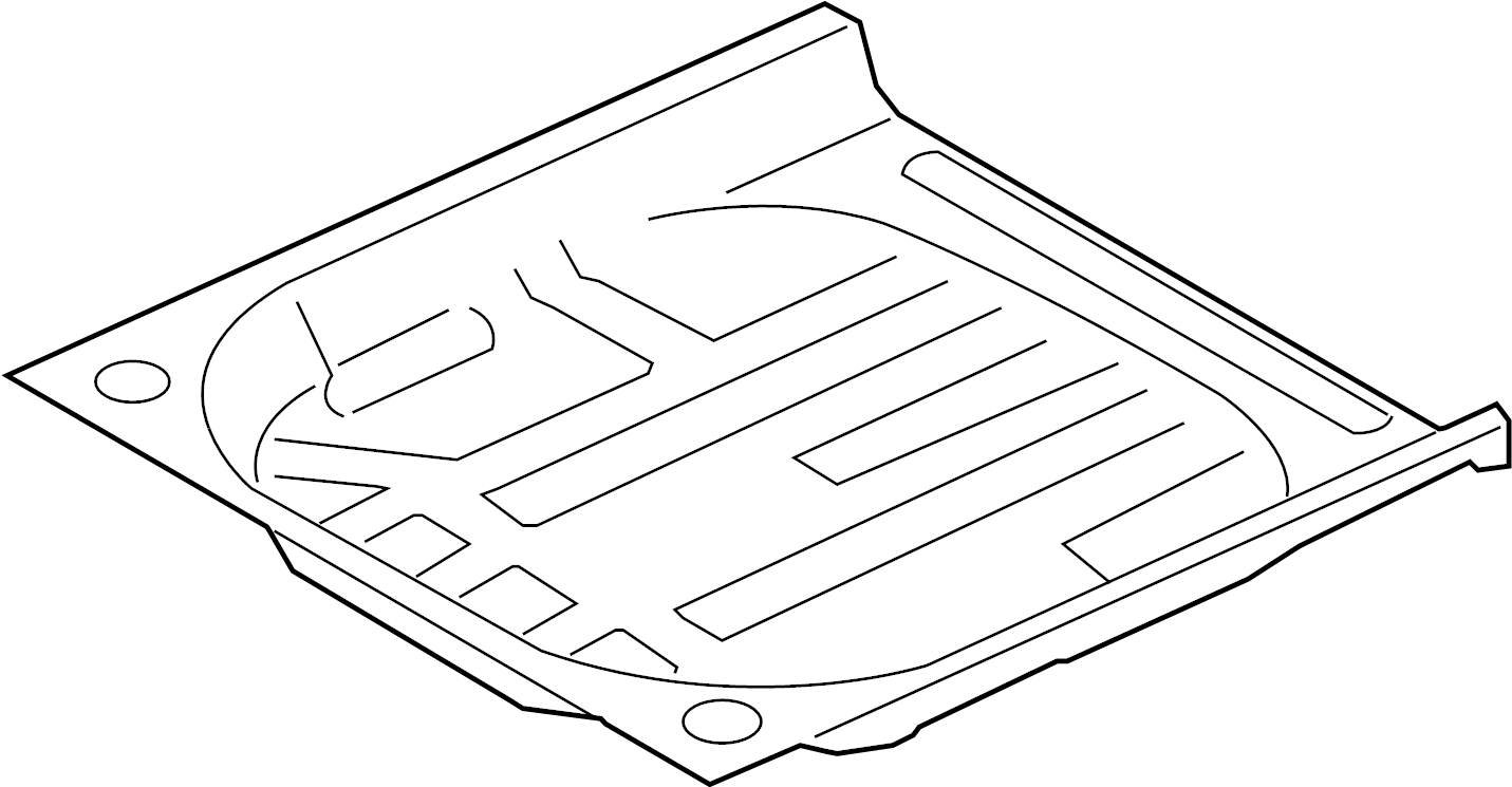 View LR027572 Floor Pan (Rear) Full-Sized Product Image