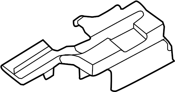 View LR071426 Door Sill Plate Bracket (Front) Full-Sized Product Image