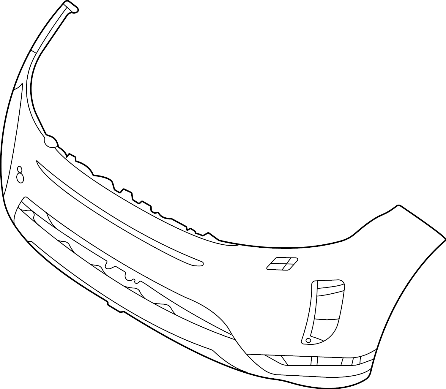 View LR117404 Bumper Cover (Front) Full-Sized Product Image
