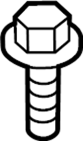 View VYP500080 Engine Air Intake Hose Screw Full-Sized Product Image